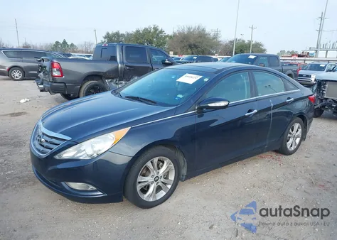2013 Hyundai Sonata Limited z USA, uszkodzony, nr VIN 5NPEC4AC6DH593336